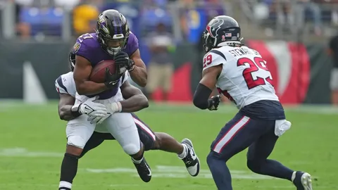 Baltimore Ravens vs Texans Match Player Stats