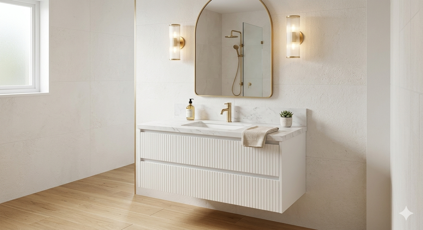 30 Inch White Bathroom Vanity With Top