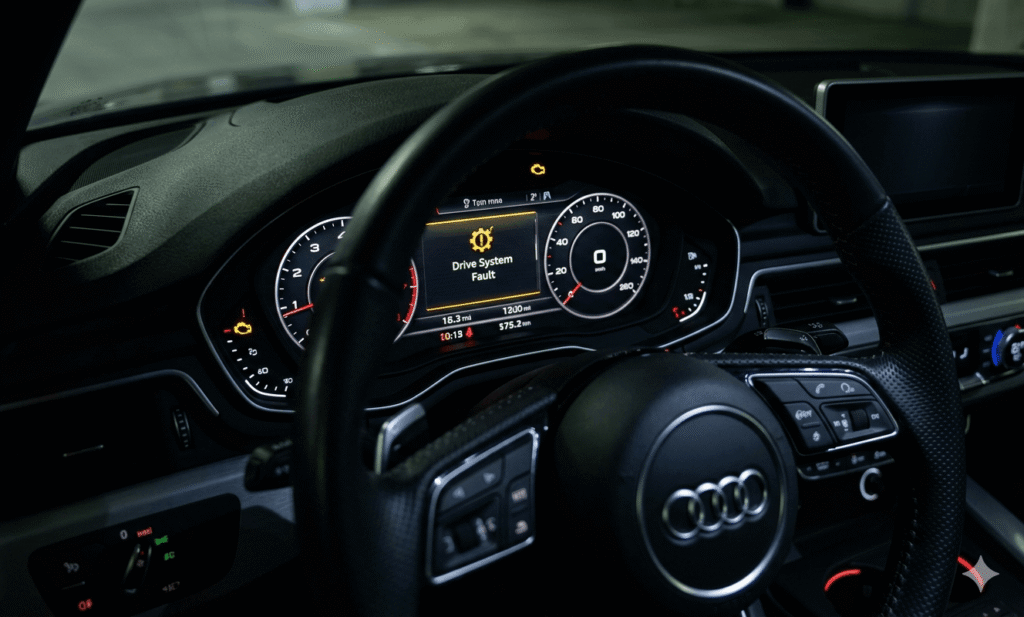 drive system fault audi