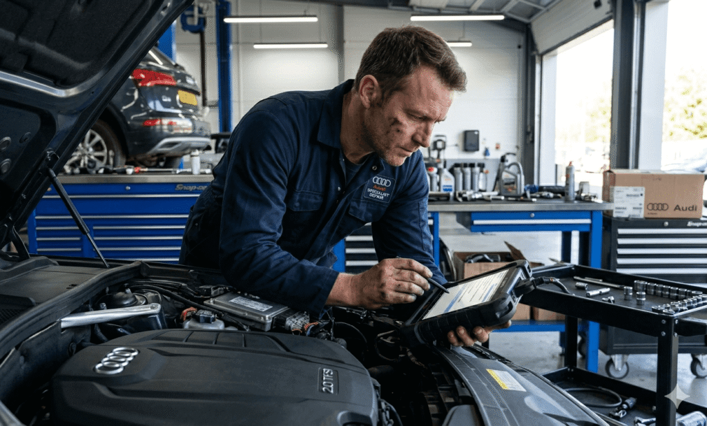 drive system fault audi