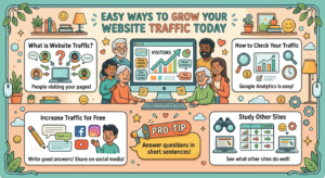 Easy Ways to Grow Your Website Traffic Today