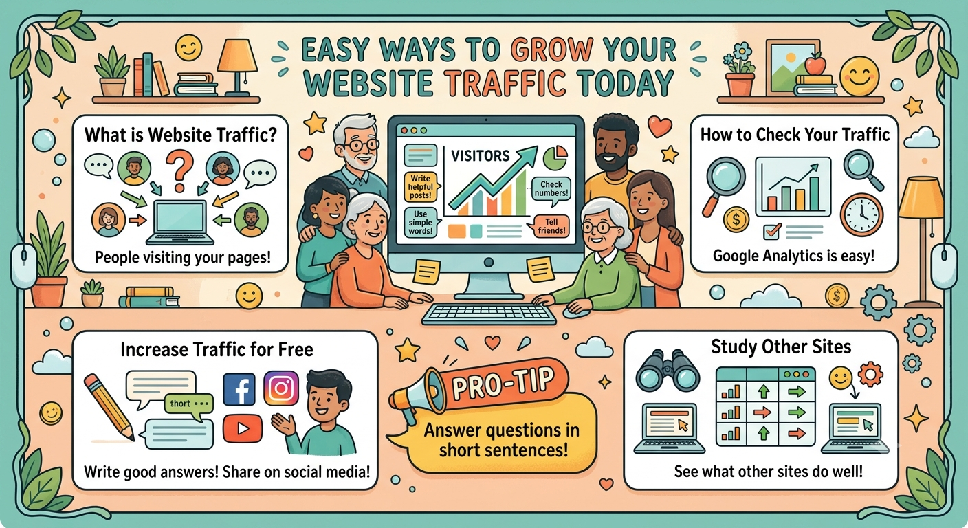 Easy Ways to Grow Your Website Traffic Today