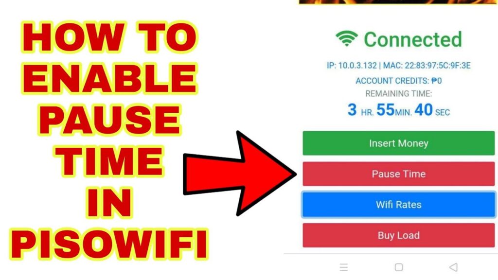 Piso WiFi Pause Time
