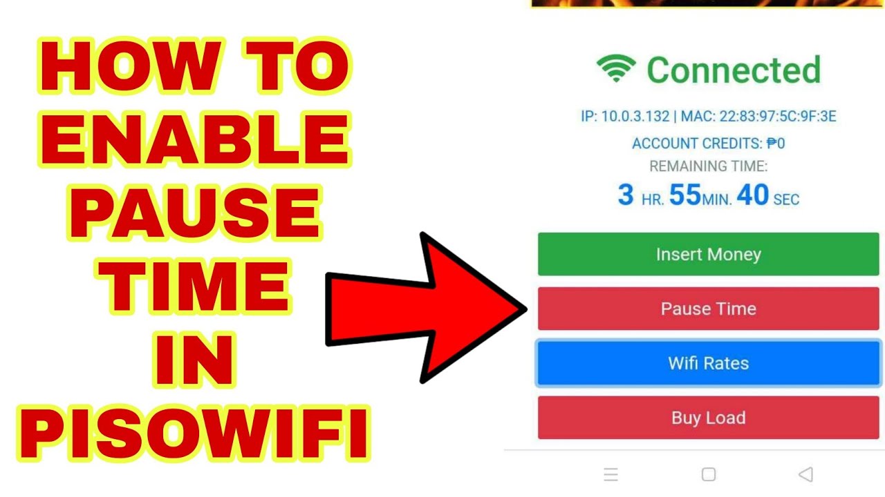 Piso WiFi Pause Time