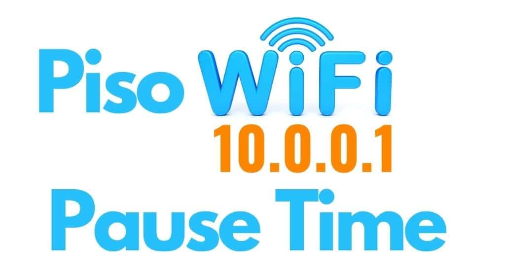 What Is Piso WiFi Pause Time