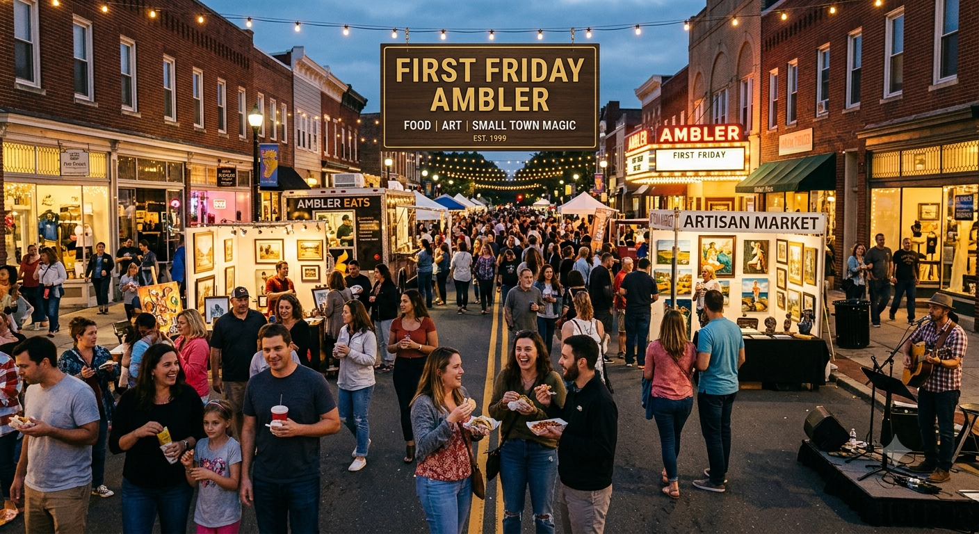 Your Ultimate Guide to First Friday Ambler Food Art and SmallTown Magic