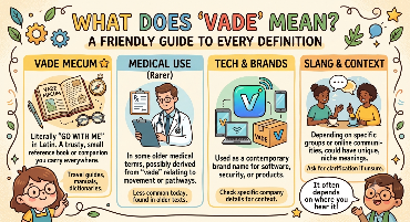 What Does Vade Mean A Friendly Guide to Every Definition