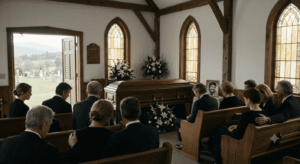 Inside the Private Actor Charles Bronson Funeral