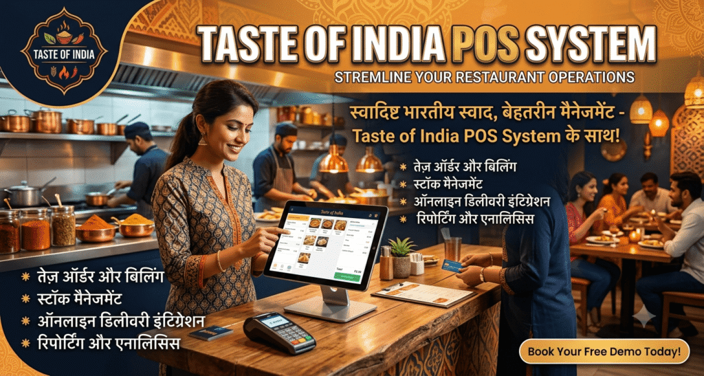taste of india pos system