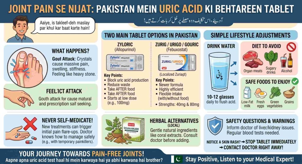 Dealing with Joint Pain Lets Find the Best Tablet for Uric Acid in Pakistan