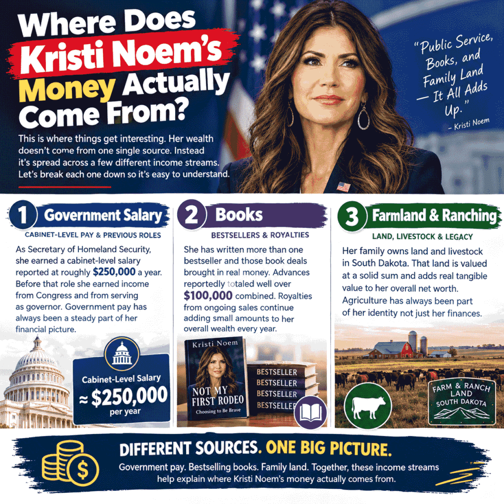 Where Does Kristi Noems Money Actually Come From